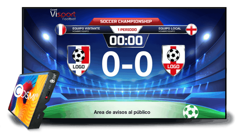 pantalla deportiva